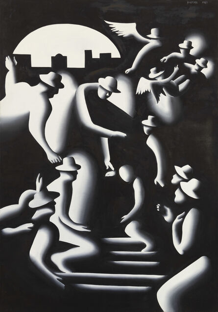 Mark Kostabi, ‘Reconstruction’, 1989