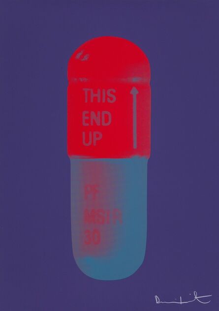Damien Hirst, ‘The Cure - Violet/Electric Red/Powder Blue’, 2014