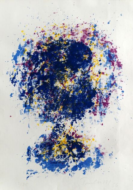 William Turnbull, ‘Shattered Head - Blue and Purple and Shattered Head - Red and Blue’, 1956