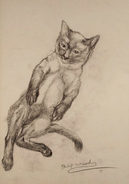 Philip Evergood, ‘Cat’, 1931