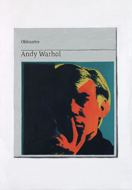 Hugh Mendes, ‘Obituary: Andy Warhol’, 2017