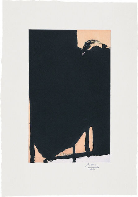 Robert Motherwell, ‘Elegy Fragment II’, 1985