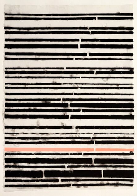 Teresa Cole, ‘Blacks and Pink Stripe’, 2015