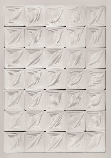 Elizabeth Gregory-Gruen, ‘Free Hand, Minimal Cut Work: " 'Multi Tile #1 '’, 2019
