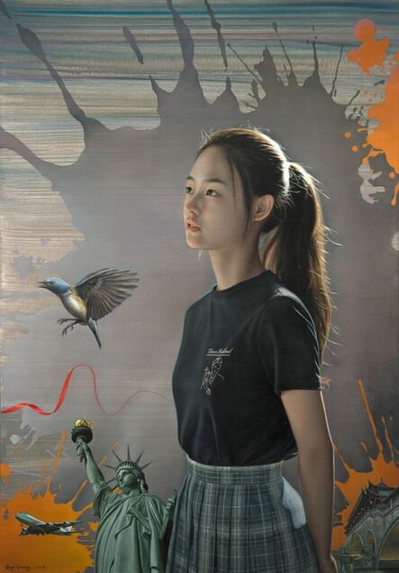 Wang Niandong, ‘Portrait of Ms. Yang’, 2023