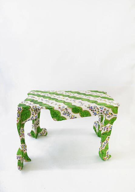 Francesca DiMattio, ‘Green-Ground Sèvres Table’, 2022