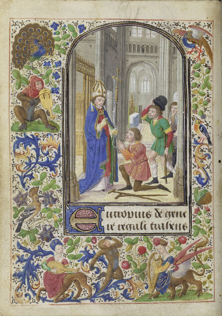 Lievan van Lathem, ‘Saint Eutrope Healing a Cripple’, 1469