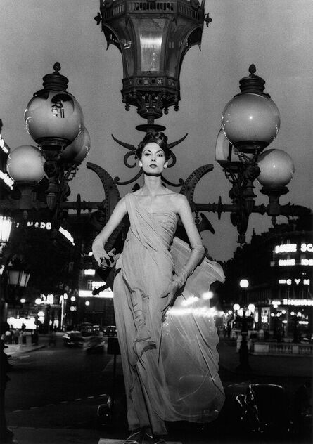 William Klein, ‘Mary on Lampost, Paris (Vogue)’, 1957 