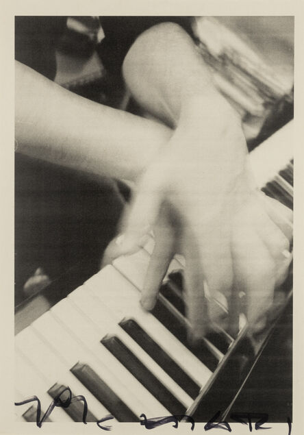 Giuseppe Chiari, ‘Gesti sul piano’, 1979
