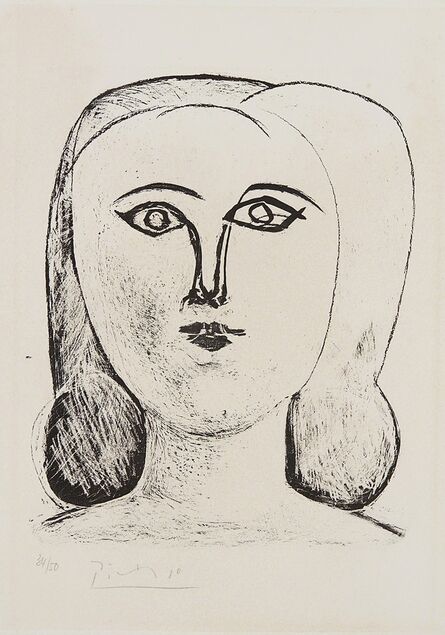 Pablo Picasso, ‘Tête de jeune fille (Head of a Young Girl)’, 1946