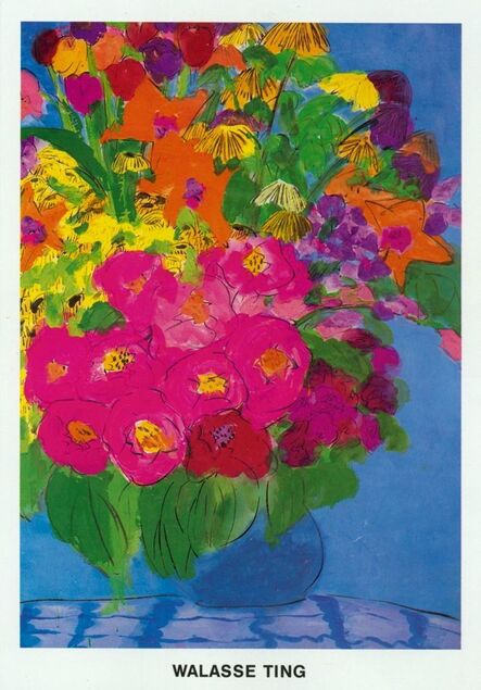 Walasse Ting 丁雄泉, ‘Flowers’, 1989
