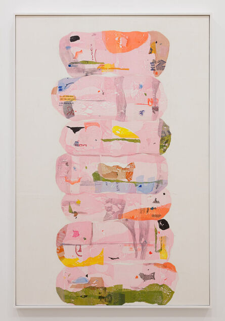 Hugo McCloud, ‘Untitled - Consumption stacks, pink’, 2018