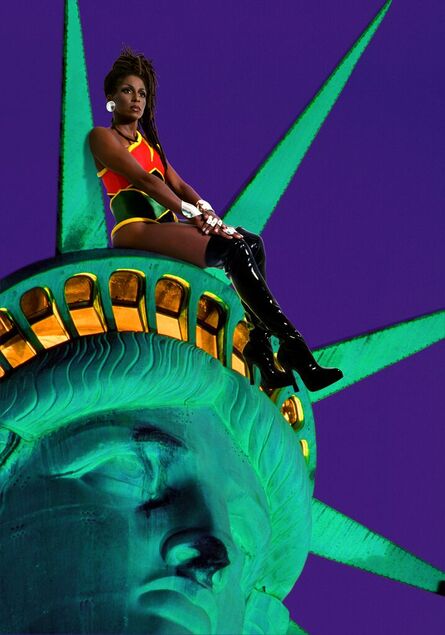 Renee Cox, ‘Chillin’ with Lady Liberty’, 1996