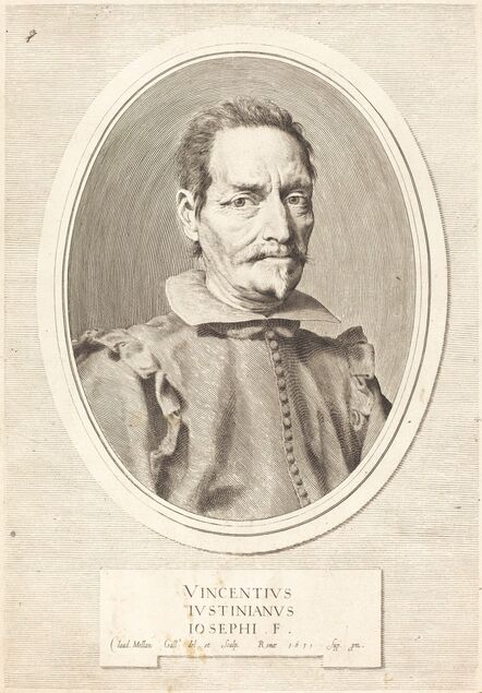 Claude Mellan, ‘Vincenzo Giustiniani’, 1631
