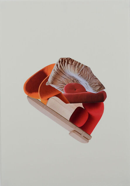 Hisae Ikenaga, ‘Red Collage I’, 2021