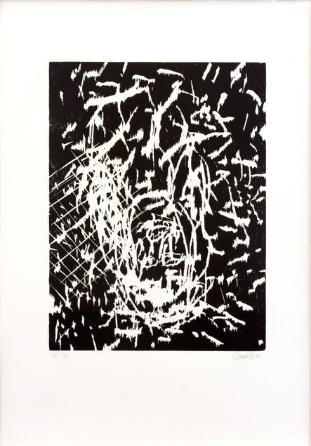Georg Baselitz, ‘Dresdner Frau IV’, 1989