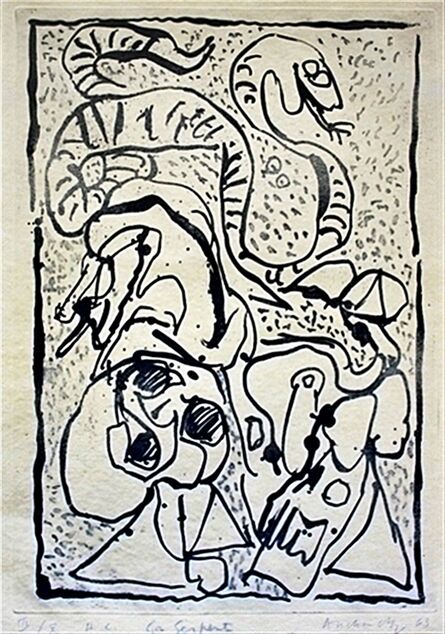 Pierre Alechinsky, ‘Ca Serpente (185, Rivière)’, 1963