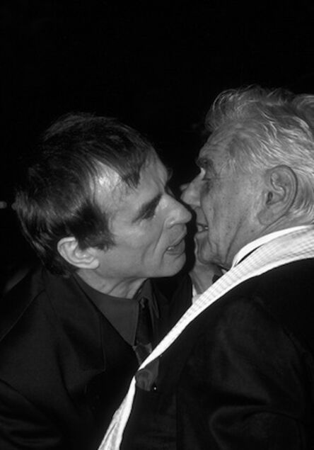Ron Galella, ‘Leonard Bernstein greets Rudolph Nureyev, New York’, 1989