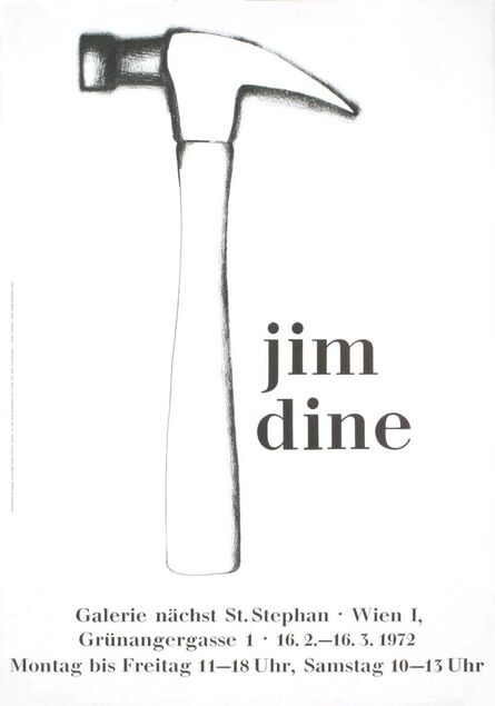 Jim Dine, ‘Hammer’, 1972