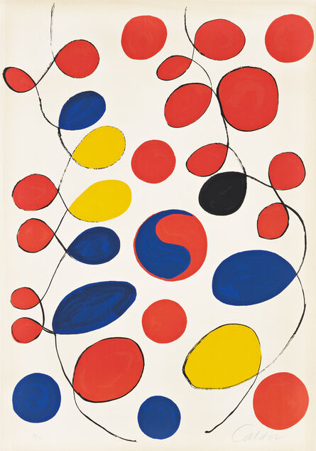 Alexander Calder, ‘Loops and Yin Yang. ’, 1969 