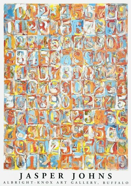 Jasper Johns, ‘Numbers in Color, 1981 Albright-Knox Art Gallery Exhibition Poster’, 1981