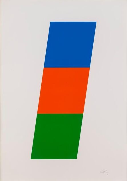 Ellsworth Kelly, ‘Blue, Red-Orange, Green’, 1970-1971
