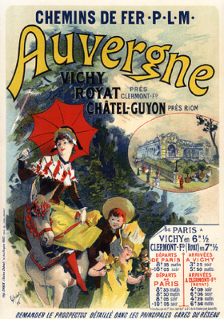 Jules Chéret, ‘L’Auvergne’, 1895-1900