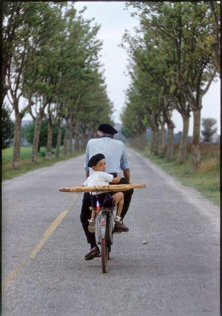 Elliott Erwitt, ‘Boy, Bicycle and Baguette, France, Provence’, 1955