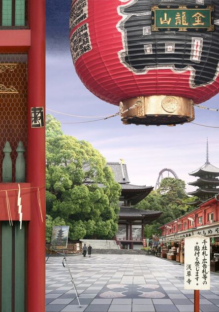 Emily Allchurch, ‘Tokyo Story 8: Temple (After Hiroshige)’, 2011