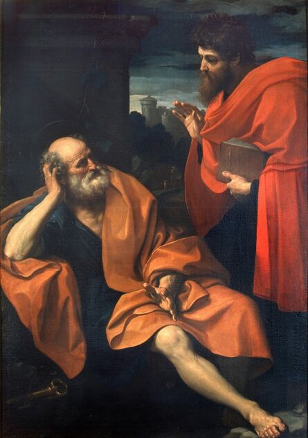 Guido Reni, ‘Paul Rebukes Peter’, 1609