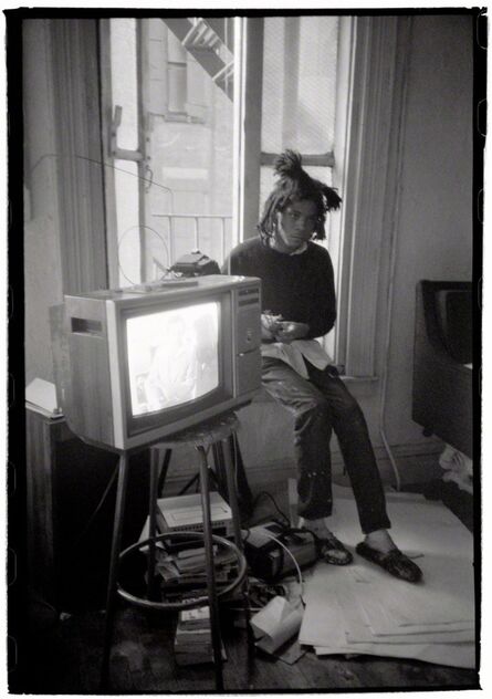 Roland Hagenberg, ‘Basquiat with TV Set’, 1983