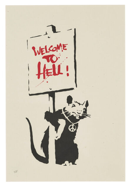 Banksy, ‘Welcome To Hell’, 2004