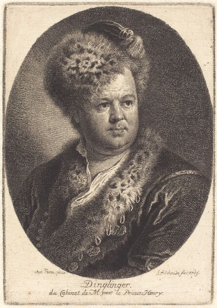 Georg Friedrich Schmidt after Antoine Pesne, ‘Johann Melchior Dinglinger’, 1769