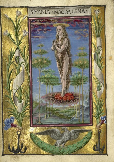 Taddeo Crivelli, ‘Mary Magdalene Borne Aloft’, 1469