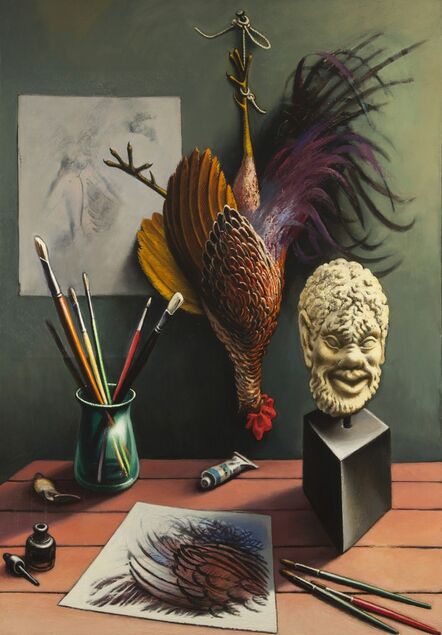 Peter Blume, ‘Satyr with Cock and Angels ’, 1967-1969