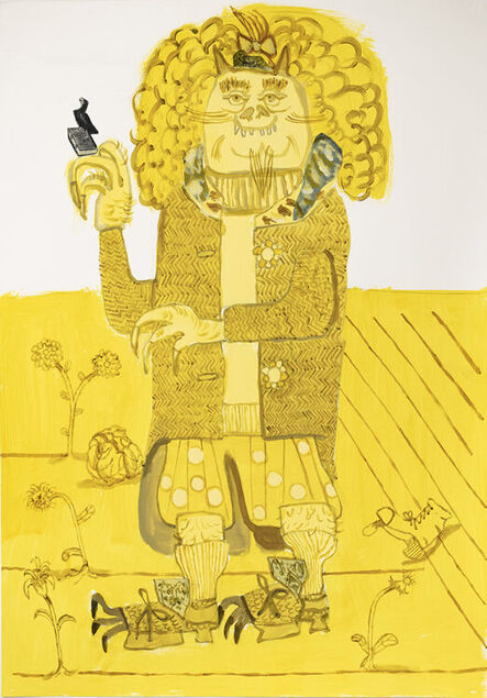 Hannah Barrett, ‘Yellow Tweed’, 2021