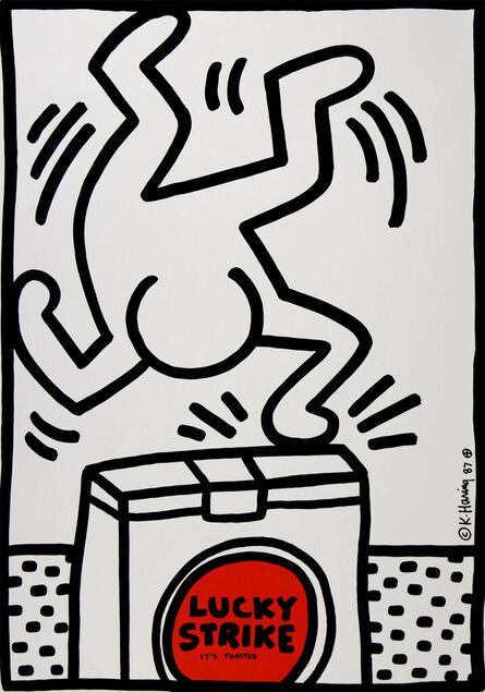 Keith Haring, ‘Lucky Strike (#A)’, 1987