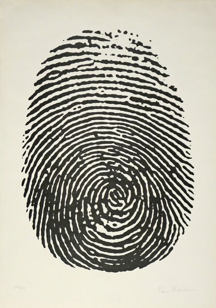 Piero Manzoni, ‘Impronta del pollice sinistro’, 1960