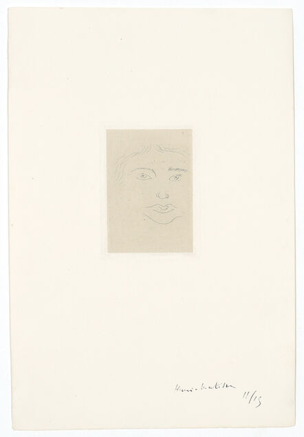 Henri Matisse, ‘Irène – Masque’, 1914