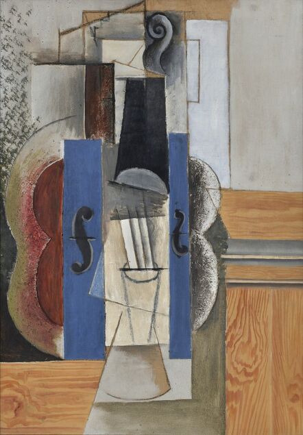 Pablo Picasso, ‘Un violon accroché au mur (Le violon)’, 1913