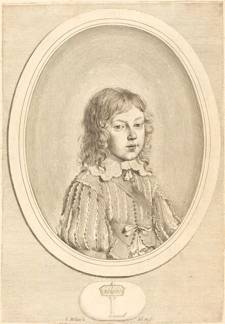 Claude Mellan, ‘Louis XIV as a Boy’