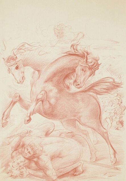 Aligi Sassu, ‘Horses ’, 1965
