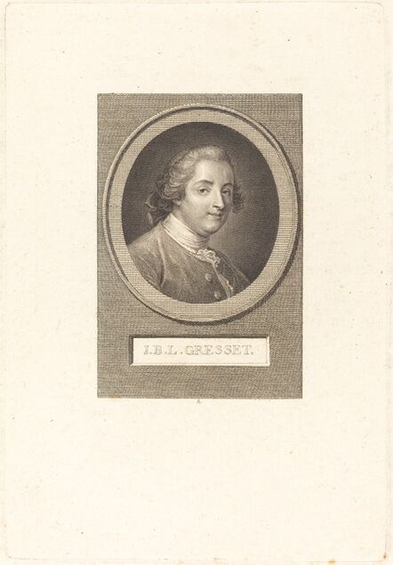Augustin de Saint-Aubin, ‘Jean-Baptiste-Louis Gresset’, 1803