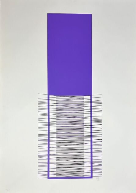 Jesús Rafael Soto, ‘Irritated Purple’, 1971