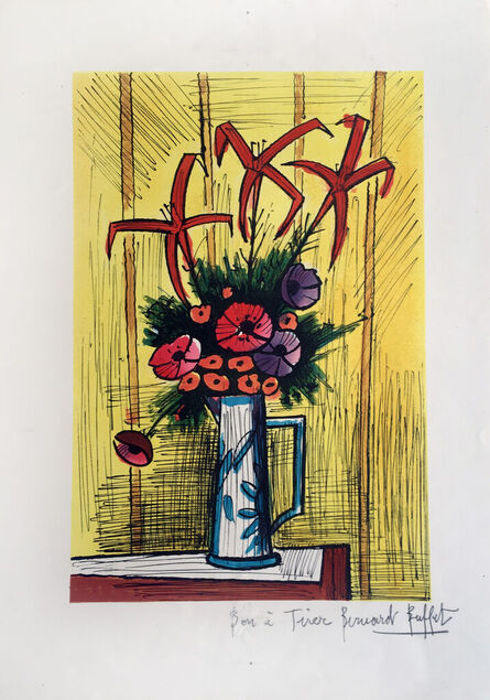 Bernard Buffet, ‘Flower Bouquet’, ca. 1979