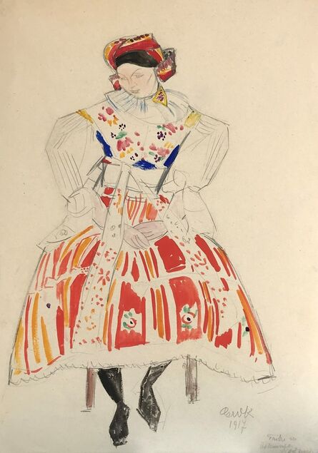 Léon Bakst, ‘Dress design’, 1917