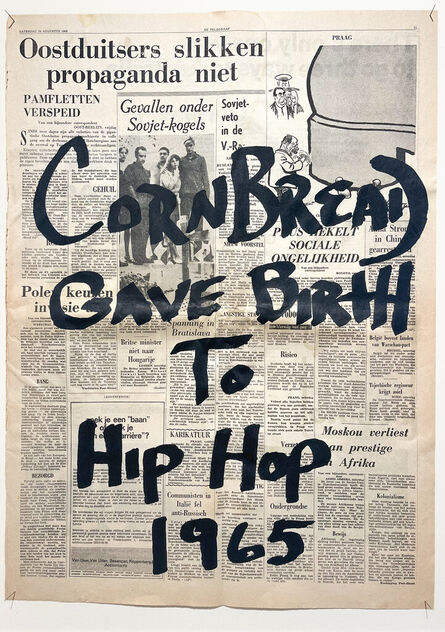 Cornbread, ‘Cornbread Tags De Telegraaf: Gave Birth to Hip Hop 1965’, 2021