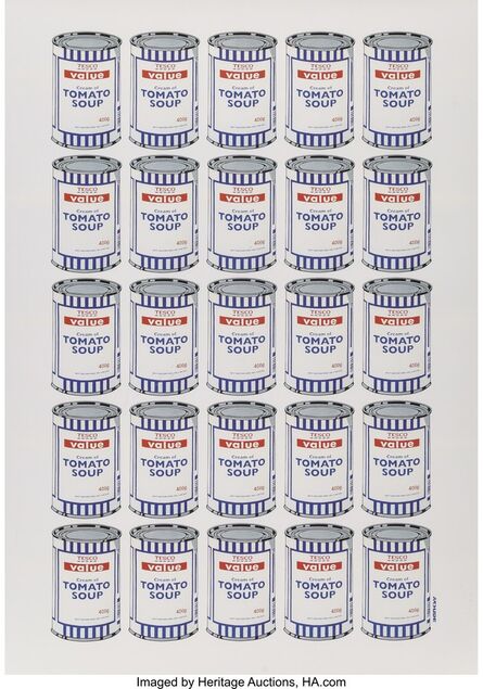 After Banksy, ‘Tesco Value Cream of Tomato Soup, poster’, 2006