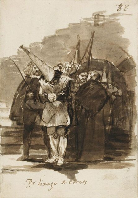 Francisco de Goya, ‘For being of Jewish ancestry’, 1814-1824