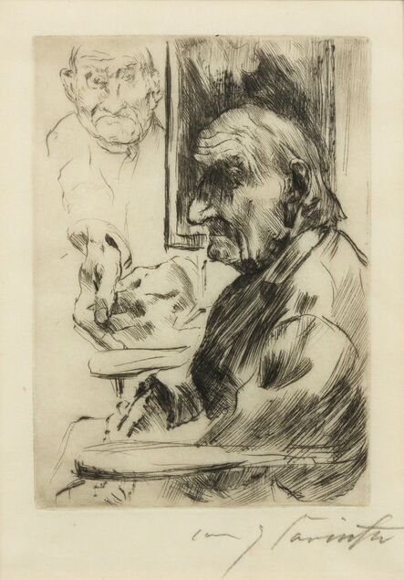 Lovis Corinth, ‘Alter Mann (Old Man)’, 1916